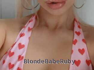 BlondeBabeRuby webcam livesex