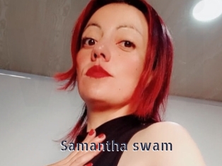 Samantha_swam